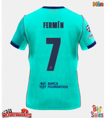 Barcelona Fermin Lopez #7 Replica Third Stadium Shirt 2026-27 Short Sleeve